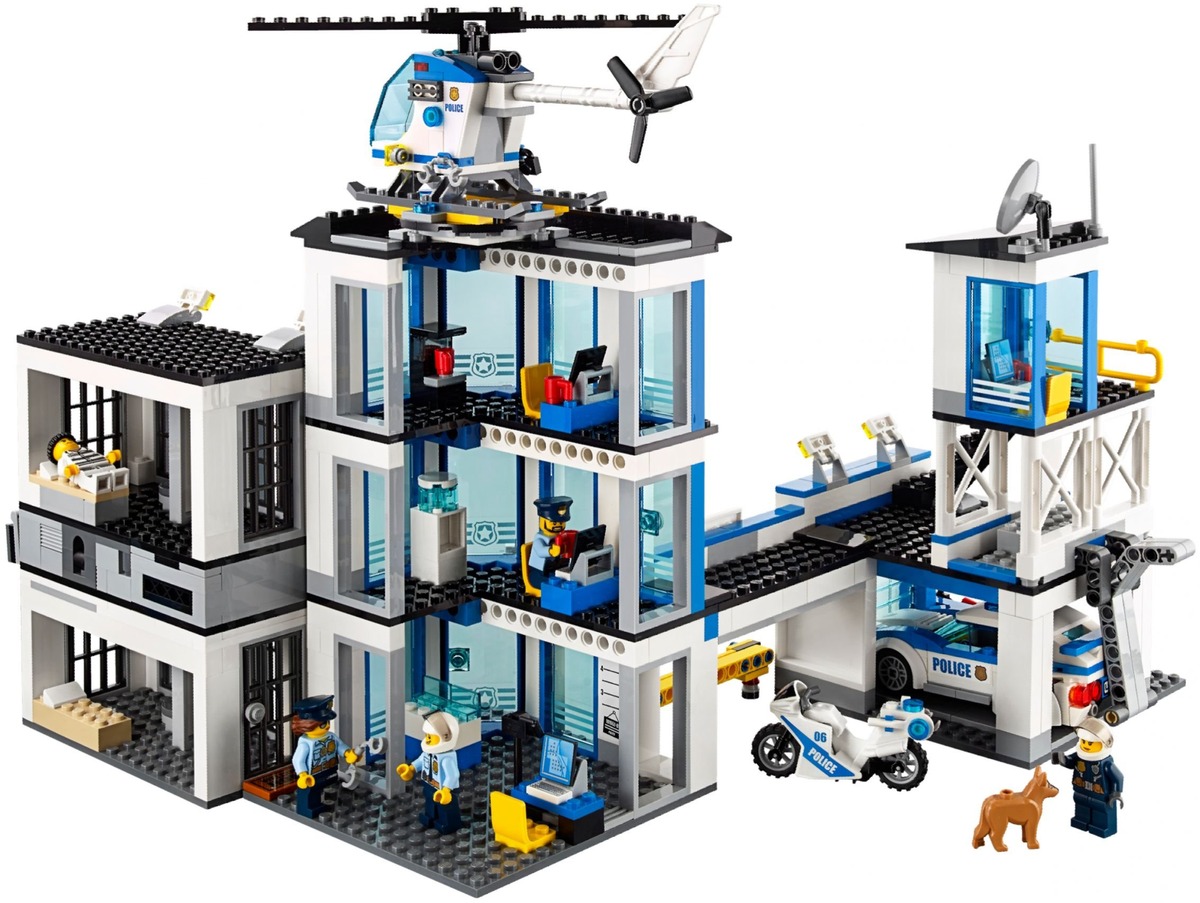 Конструктор City Полицейский участок совместим с LEGO 60141