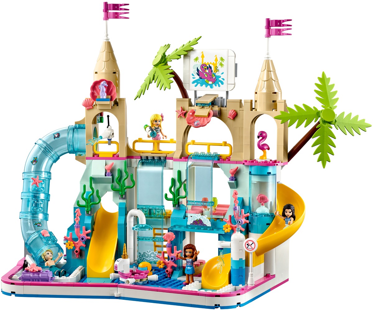 Летний аквапарк Конструктор Friends совместим с LEGO 41430