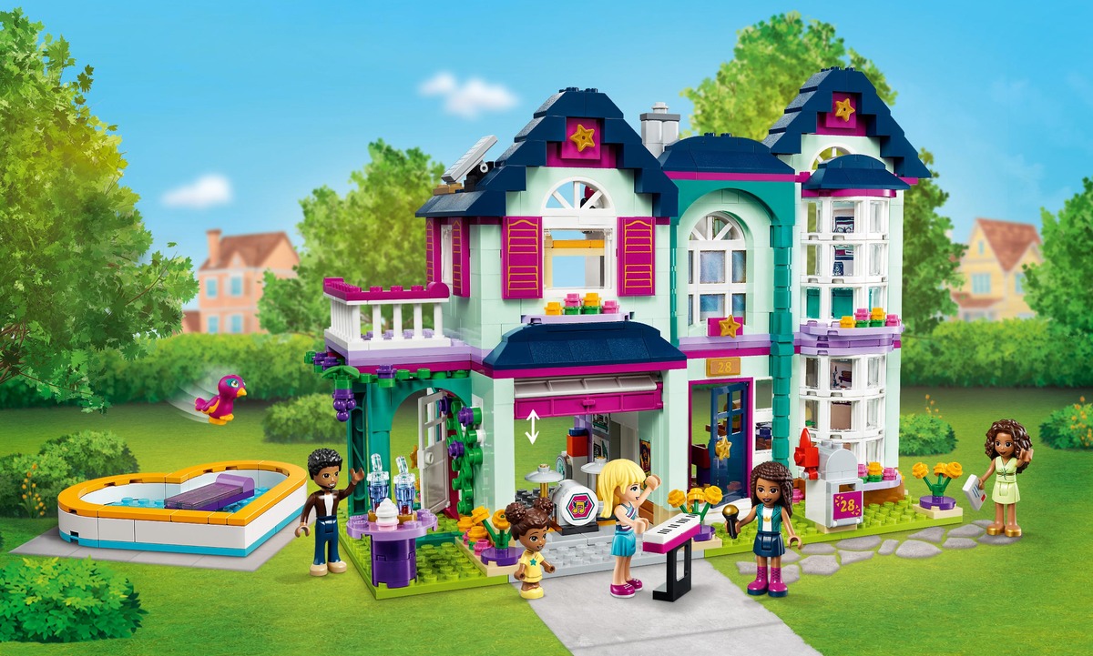 Конструктор Friends Дом семьи Андреа совместим с LEGO 41449