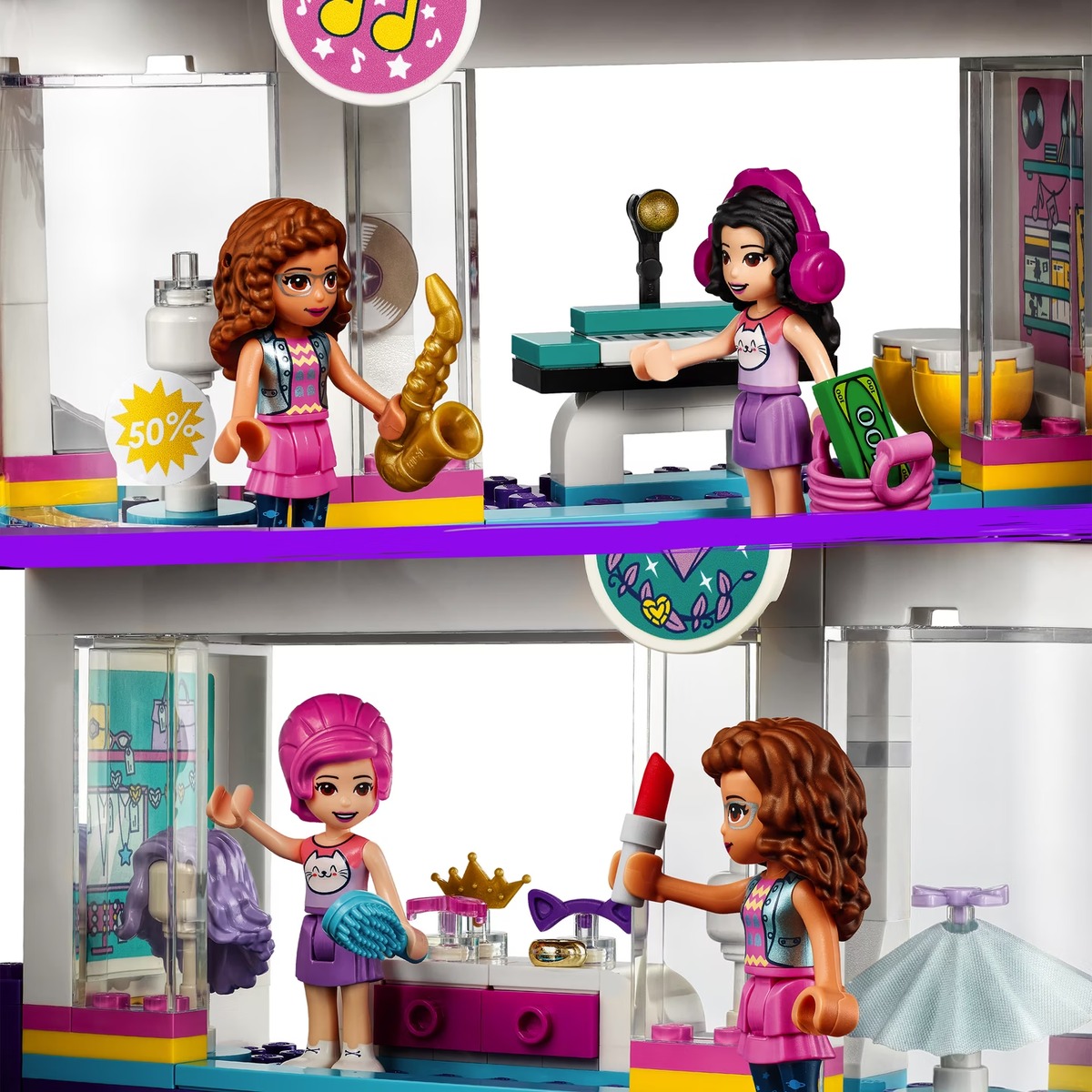 Торговый центр Хартлейк-Сити Friends Конструктор совместим с LEGO 41450