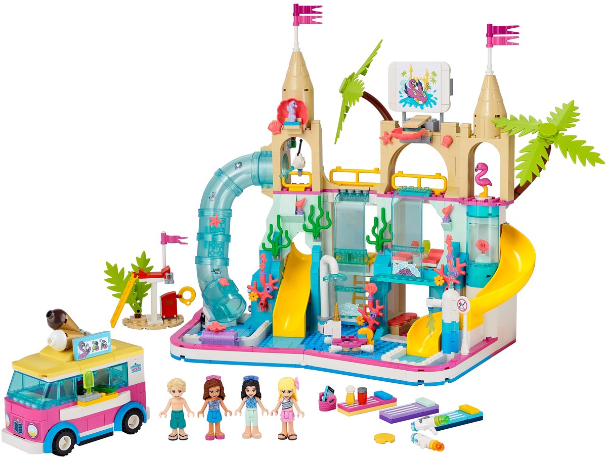 Летний аквапарк Конструктор Friends совместим с LEGO 41430