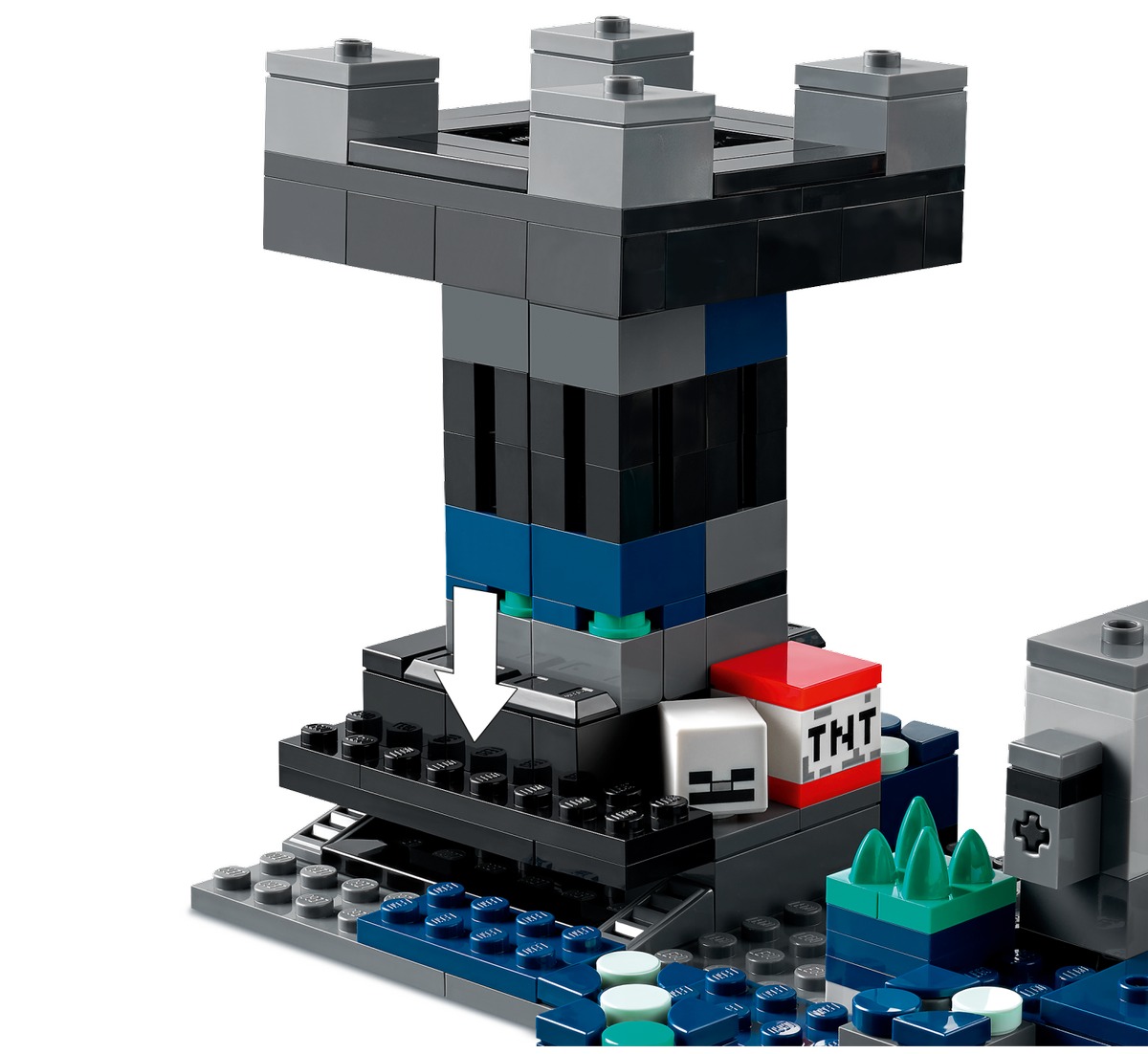 Битва в глубинной тьме Конструктор Minecraft совместим с LEGO 21246