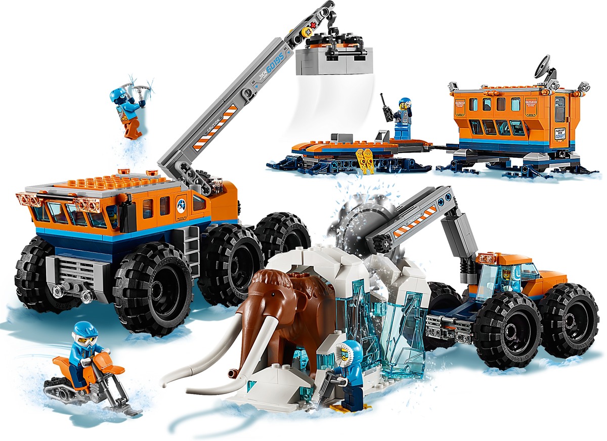 Передвижная арктическая база Конструктор City совместим с LEGO 60195