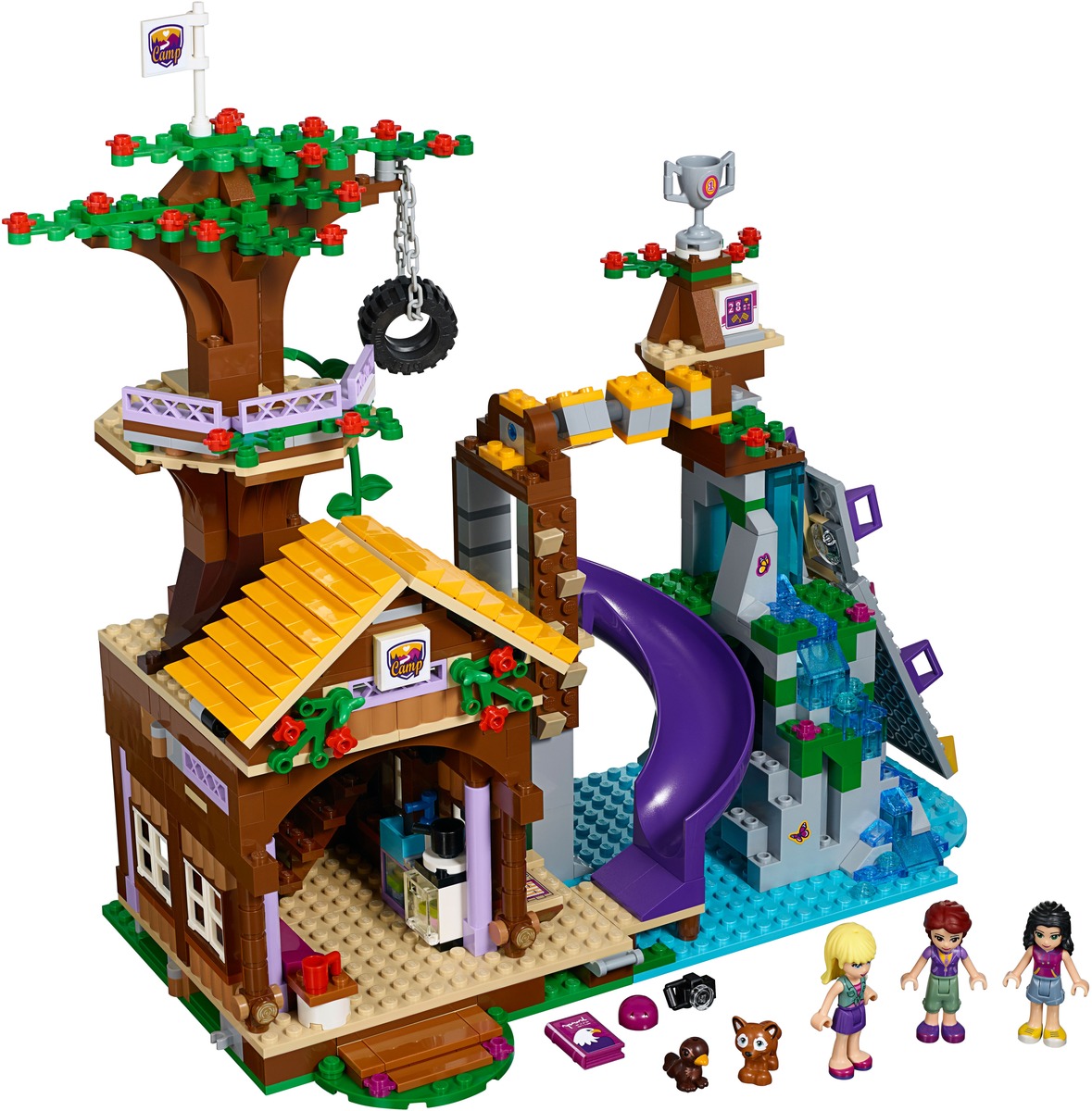 Конструктор Friends Спортивный лагерь: дом на дереве совместим с LEGO 41122