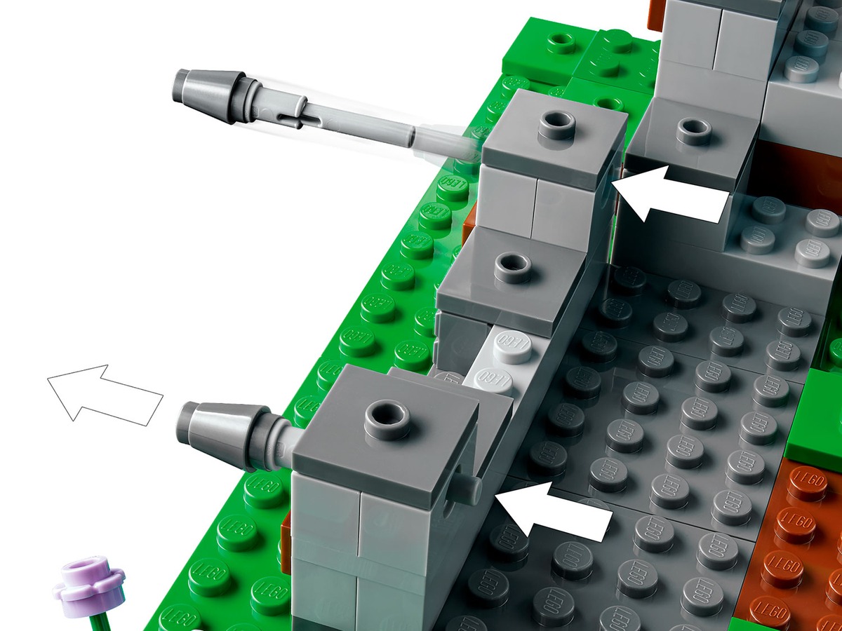Конструктор Застава меча Minecraft совместим с LEGO 21244