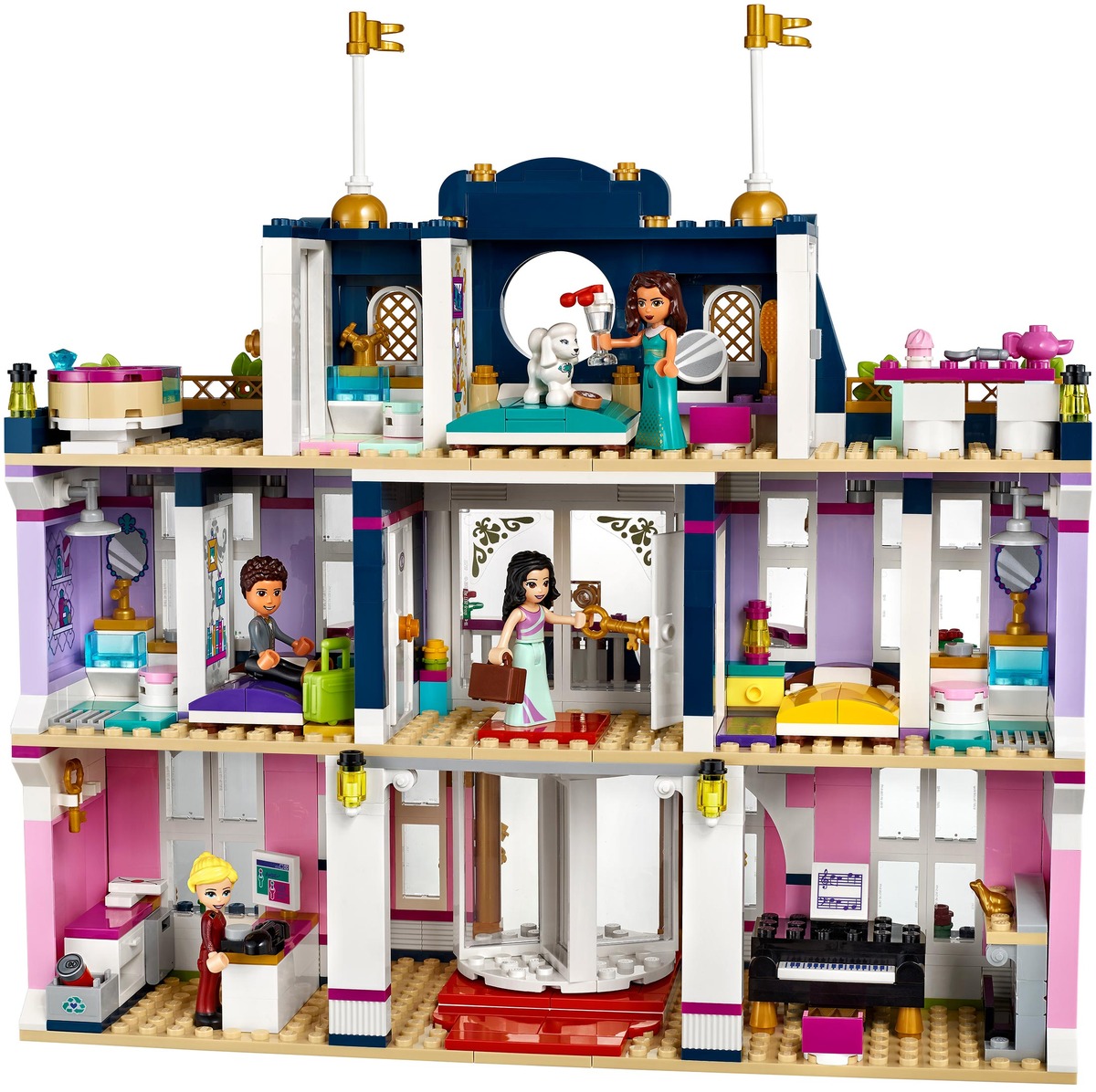 Гранд-отель Хартлейк Сити Friends Конструктор совместим с LEGO 41684