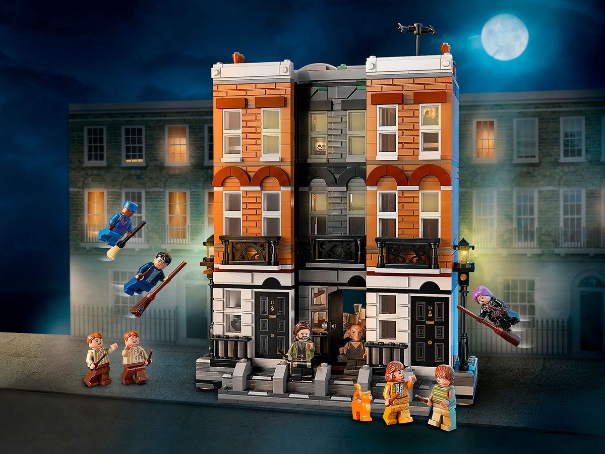 Площадь Гриммо дом 12 Harry Potter Конструктор совместим с LEGO 76408