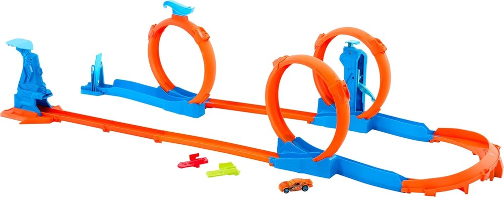 Тройная петля 3 в 1 Автотрек Hot Wheels JDW39