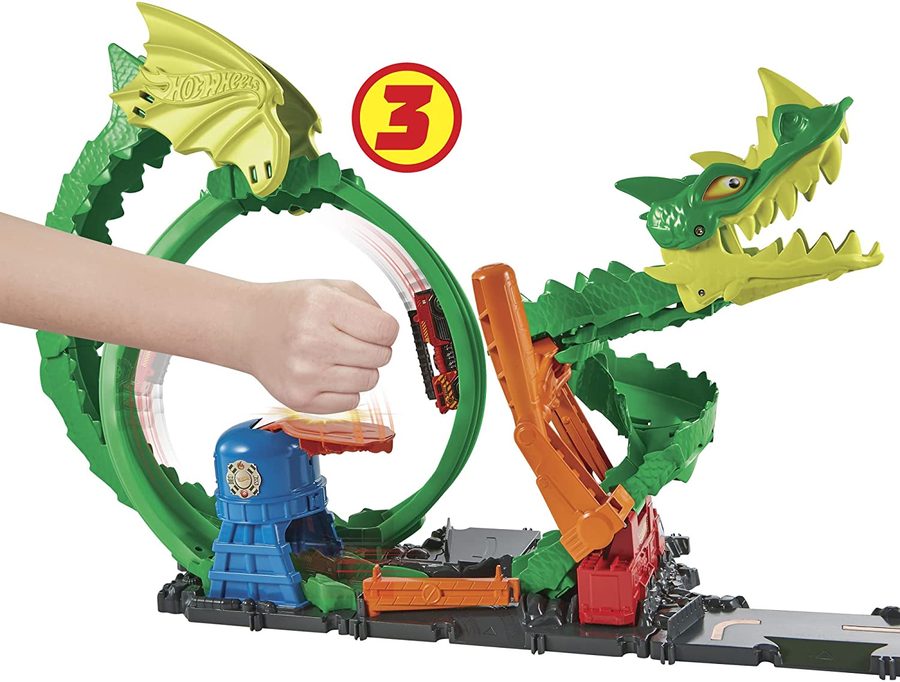 Hot Wheels Драконий драйв Перестрелка HDP03