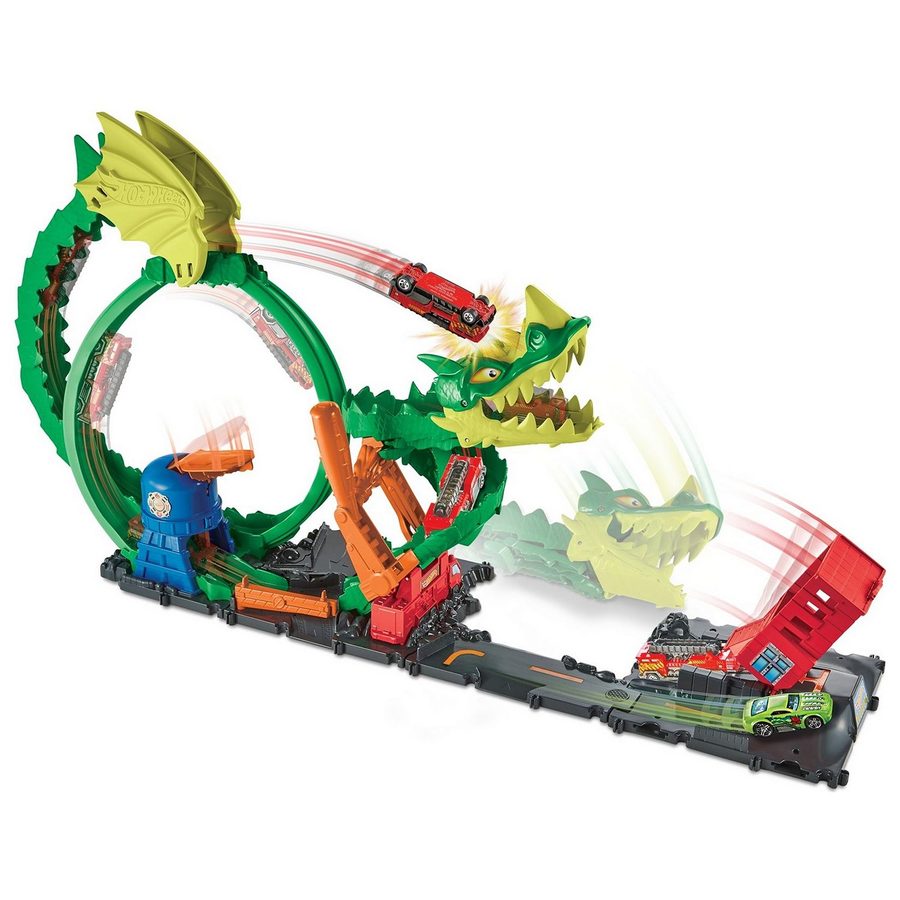 Hot Wheels Драконий драйв Перестрелка HDP03