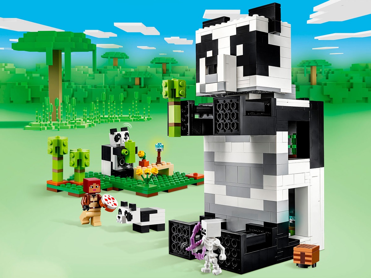 Minecraft Дом панды Конструктор совместим с LEGO 21245