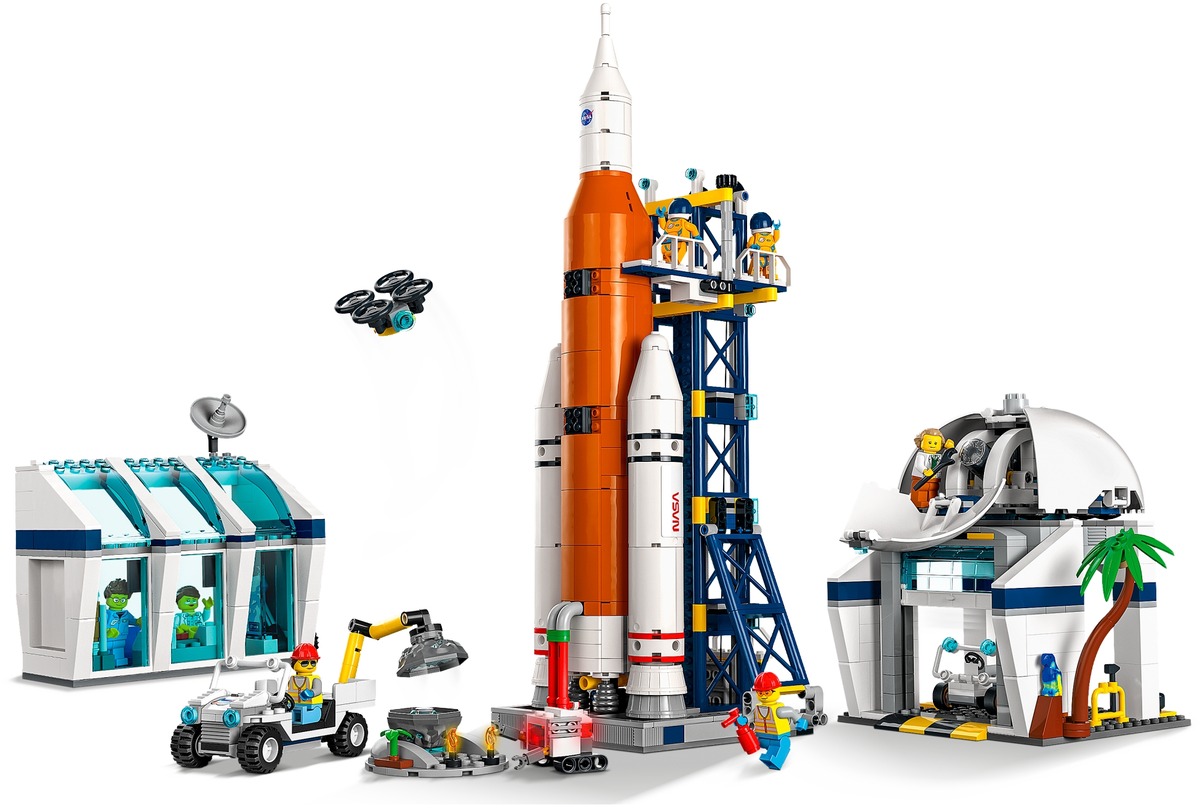 Конструктор City Космодром совместим с LEGO 60351