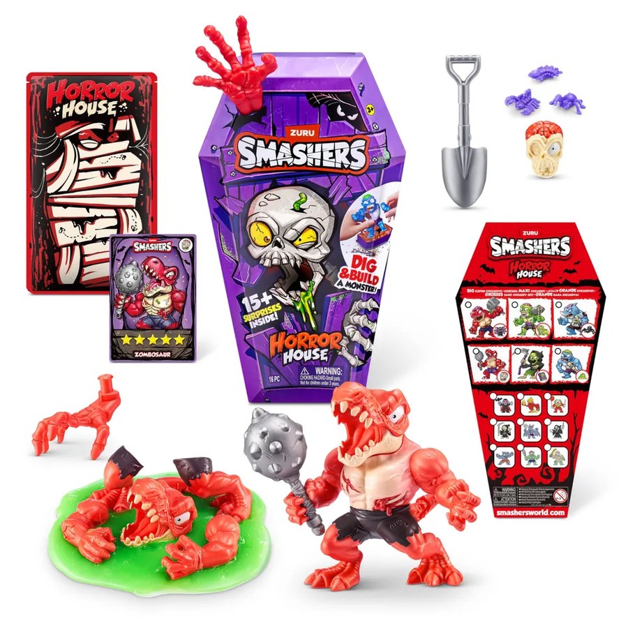 SMASHERS Дом Ужасов 15 сюрпризов средний 74125