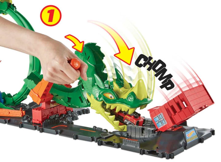 Hot Wheels Драконий драйв Перестрелка HDP03