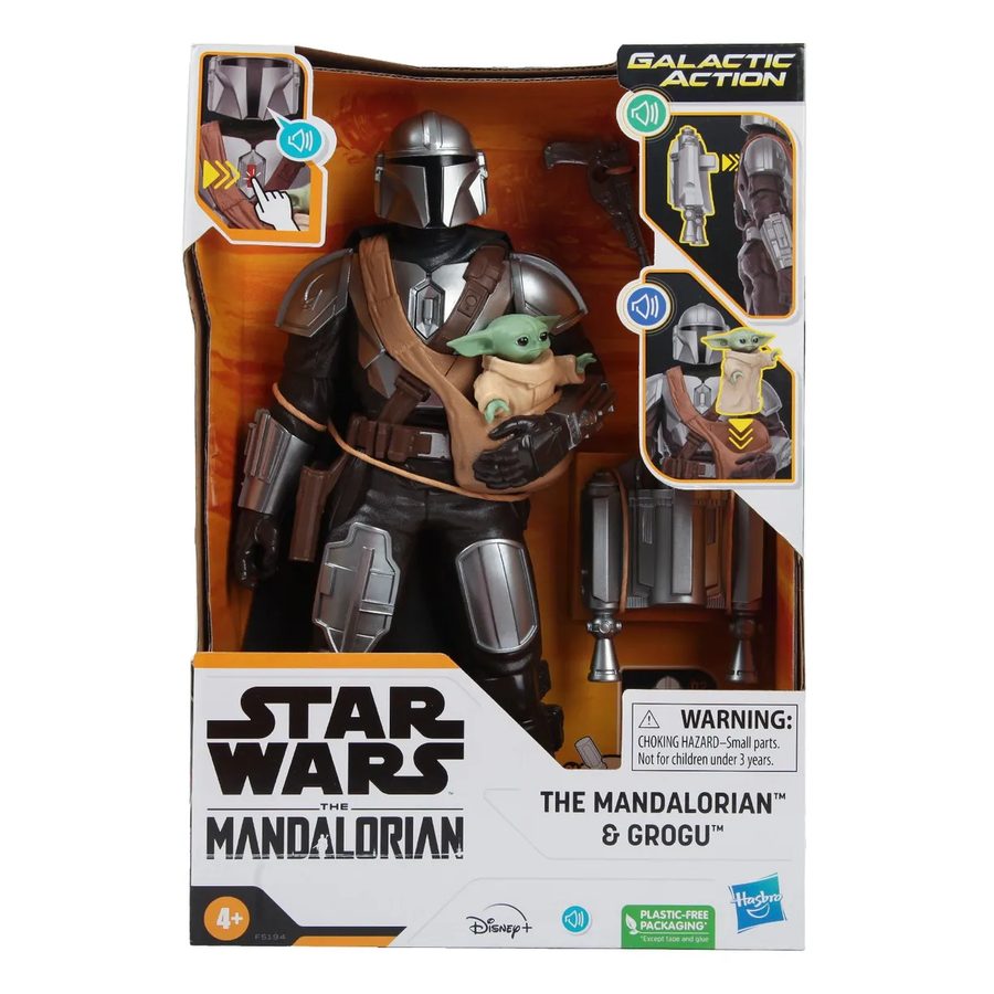 Фигурка Star Wars Мандалорец и Грогу Игровой набор F5194