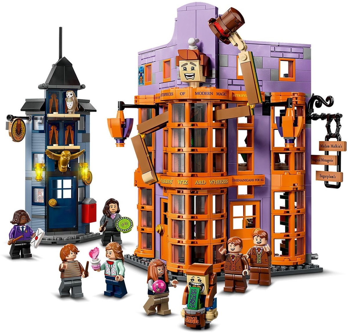 Косой переулок: Волшебные вредилки Уизли Harry Potter Конструктор совместим с LEGO 76422