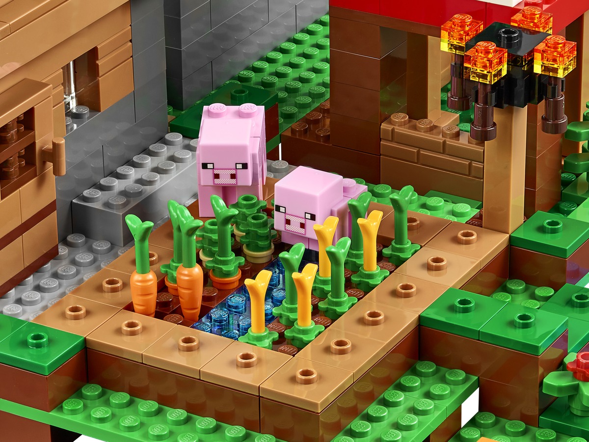 Деревня Minecraft Конструктор совместим с LEGO 21128