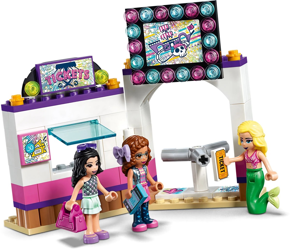Конструктор Friends Прибрежный парк развлечений совместим с LEGO 41375