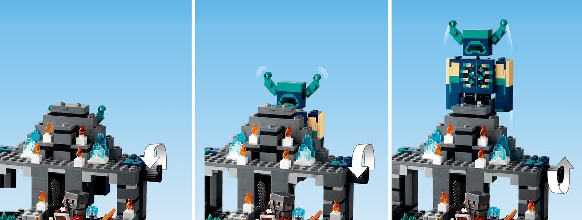 Битва в глубинной тьме Конструктор Minecraft совместим с LEGO 21246