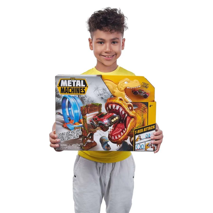 Автотрек Атака тираннозавра T-Rex Metal Machines 6702