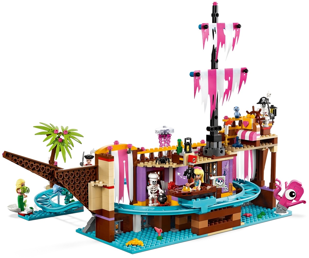 Конструктор Friends Прибрежный парк развлечений совместим с LEGO 41375