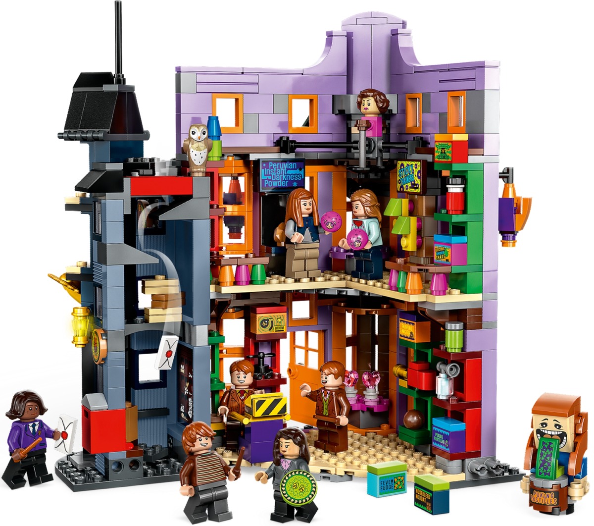 Косой переулок: Волшебные вредилки Уизли Harry Potter Конструктор совместим с LEGO 76422
