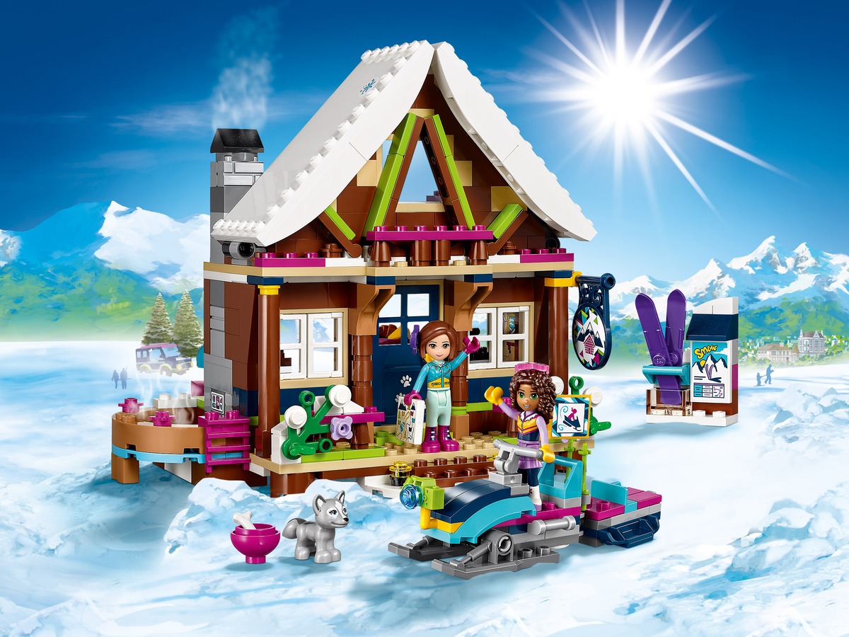 Горнолыжный курорт: Шале Friends Конструктор совместим с LEGO 41323