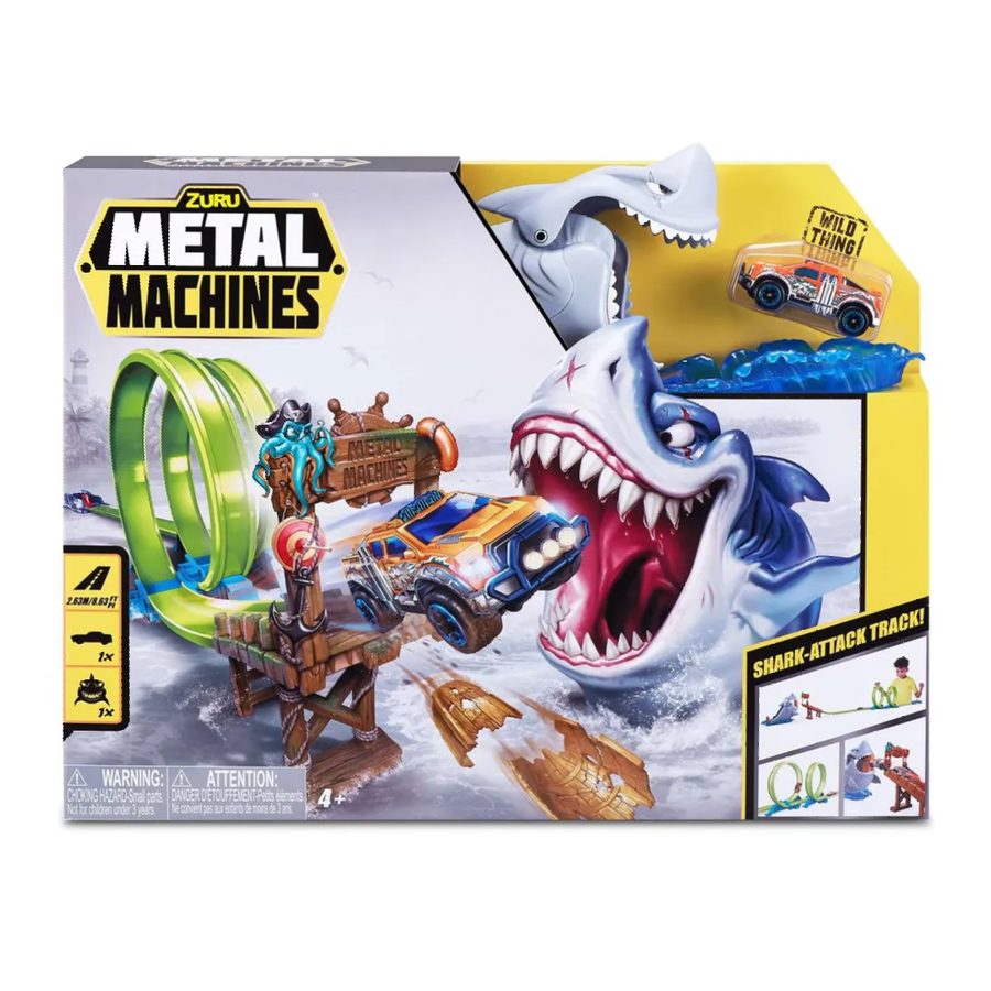 Автотрек Атака акулы Shark Metal Machines 6760