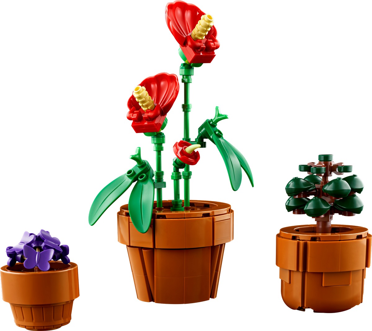 Миниатюрные растения Конструктор совместим с LEGO 10329