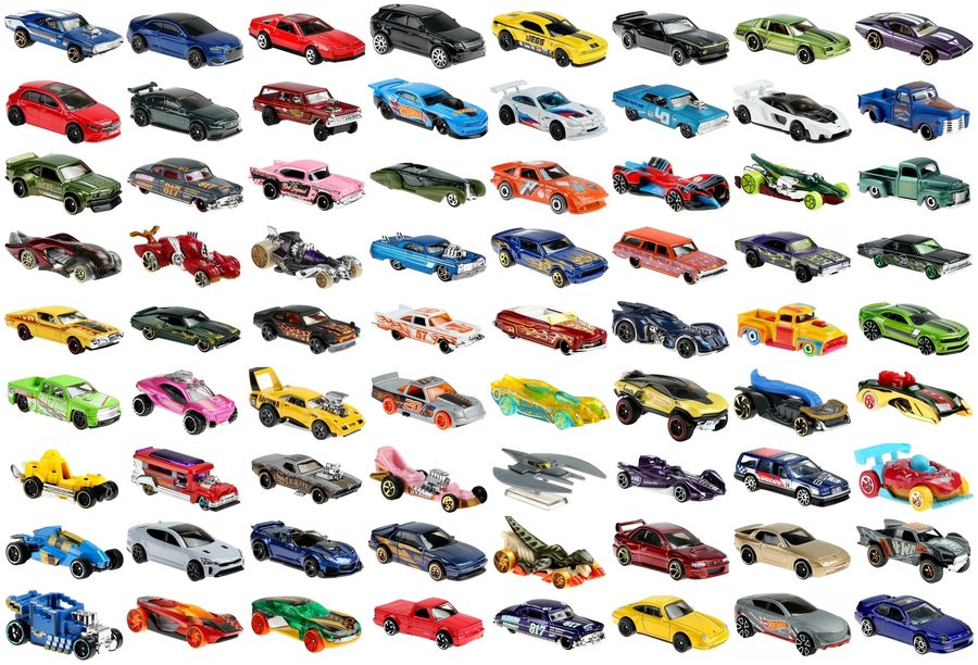 Машинка Hot Wheels базовая в ассортименте 4 шт