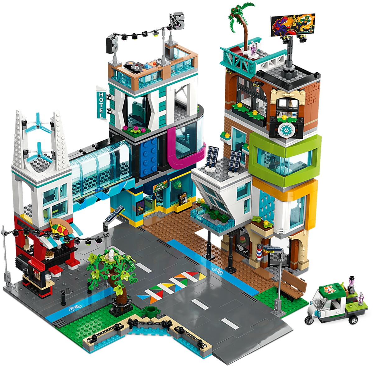 Конструктор City Центр города совместим с LEGO 60380