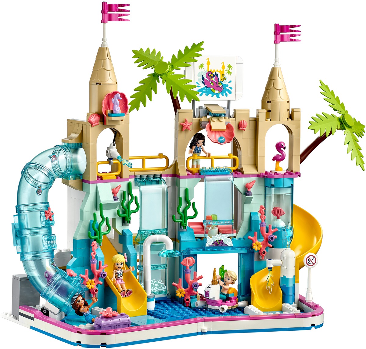 Летний аквапарк Конструктор Friends совместим с LEGO 41430