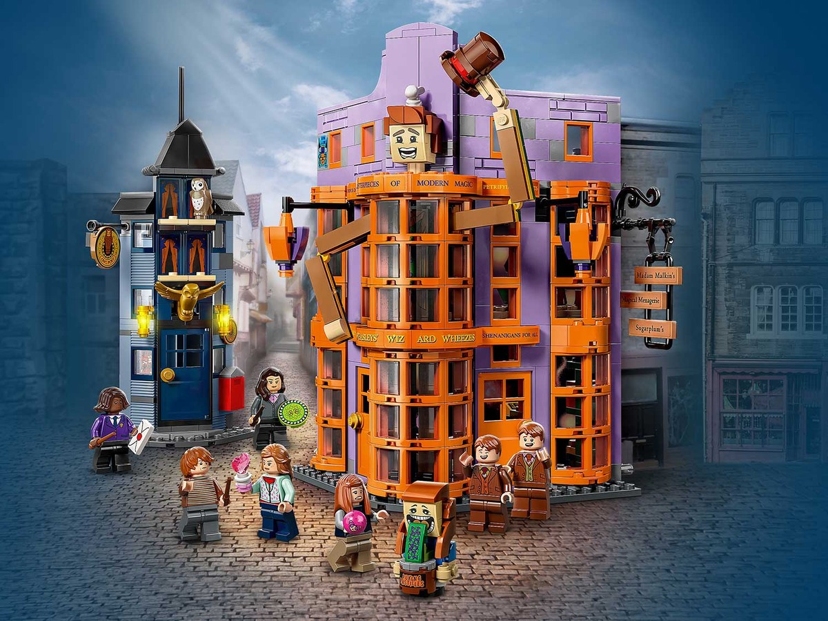 Косой переулок: Волшебные вредилки Уизли Harry Potter Конструктор совместим с LEGO 76422