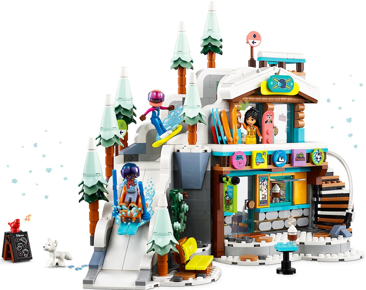 Каникулы: Лыжная трасса и кафе Конструктор Friends совместим с LEGO 41756