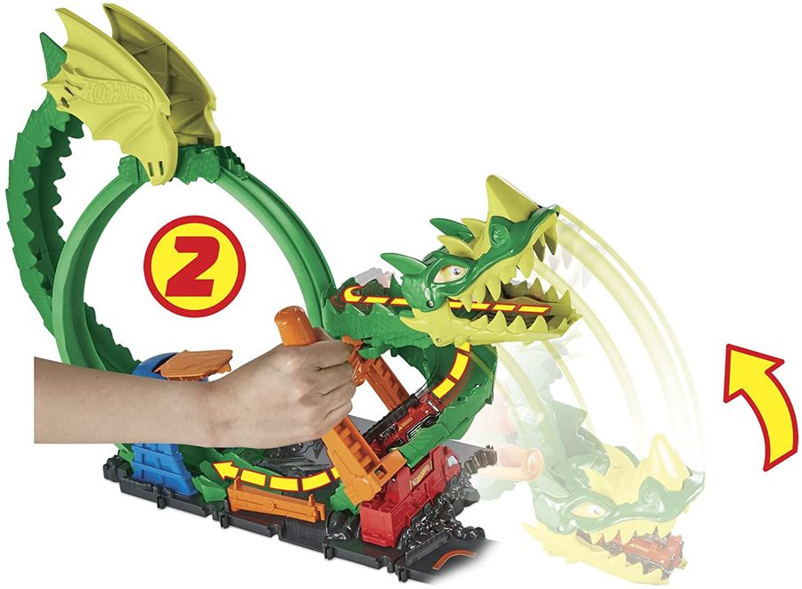 Hot Wheels Драконий драйв Перестрелка HDP03