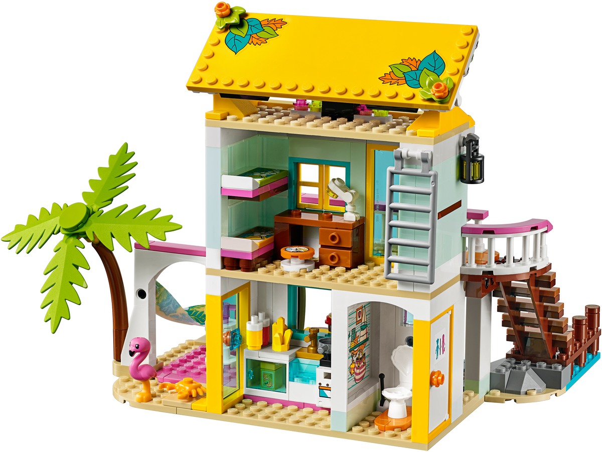 Конструктор Friends Пляжный домик совместим с LEGO 41428