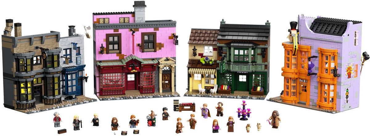 Косой переулок Harry Potter Конструктор совместим с LEGO 75978