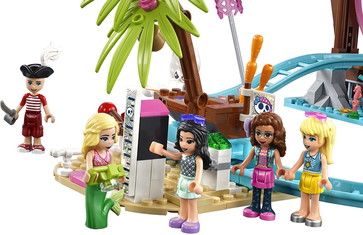 Конструктор Friends Прибрежный парк развлечений совместим с LEGO 41375