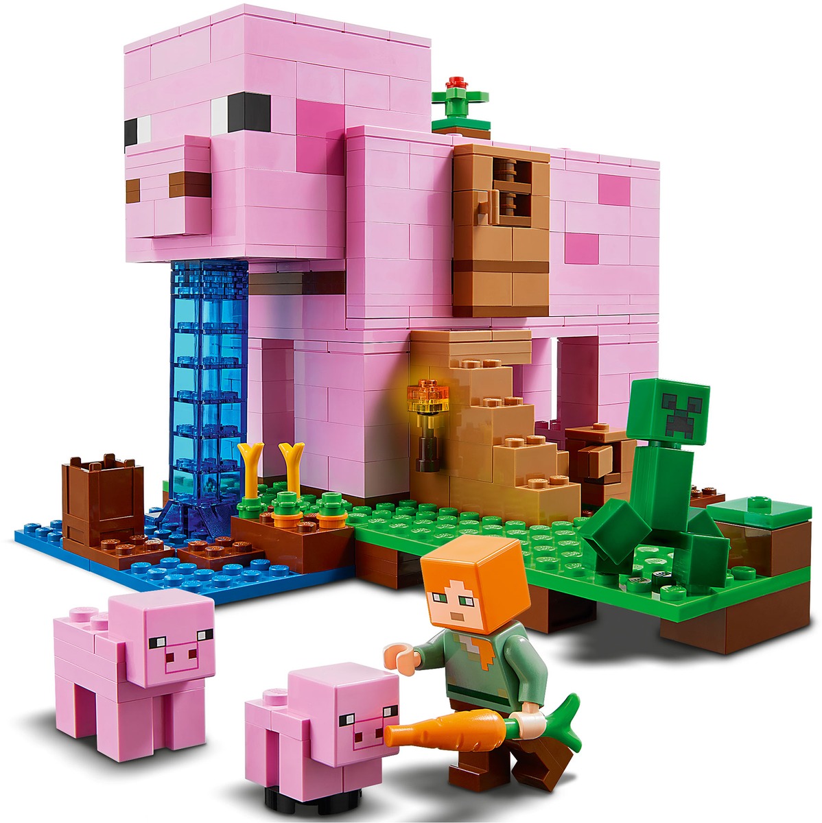 Minecraft Конструктор Дом-свинья совместим с LEGO 21170