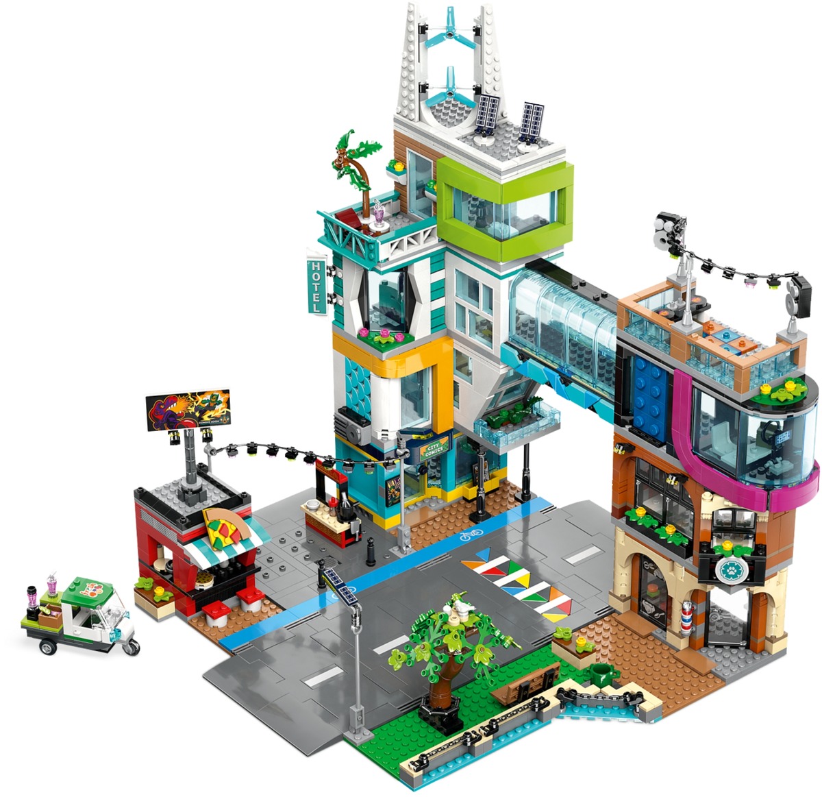 Конструктор City Центр города совместим с LEGO 60380