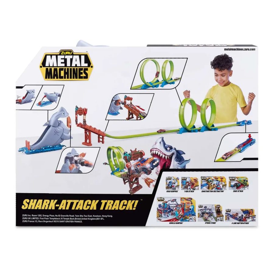 Автотрек Атака акулы Shark Metal Machines 6760
