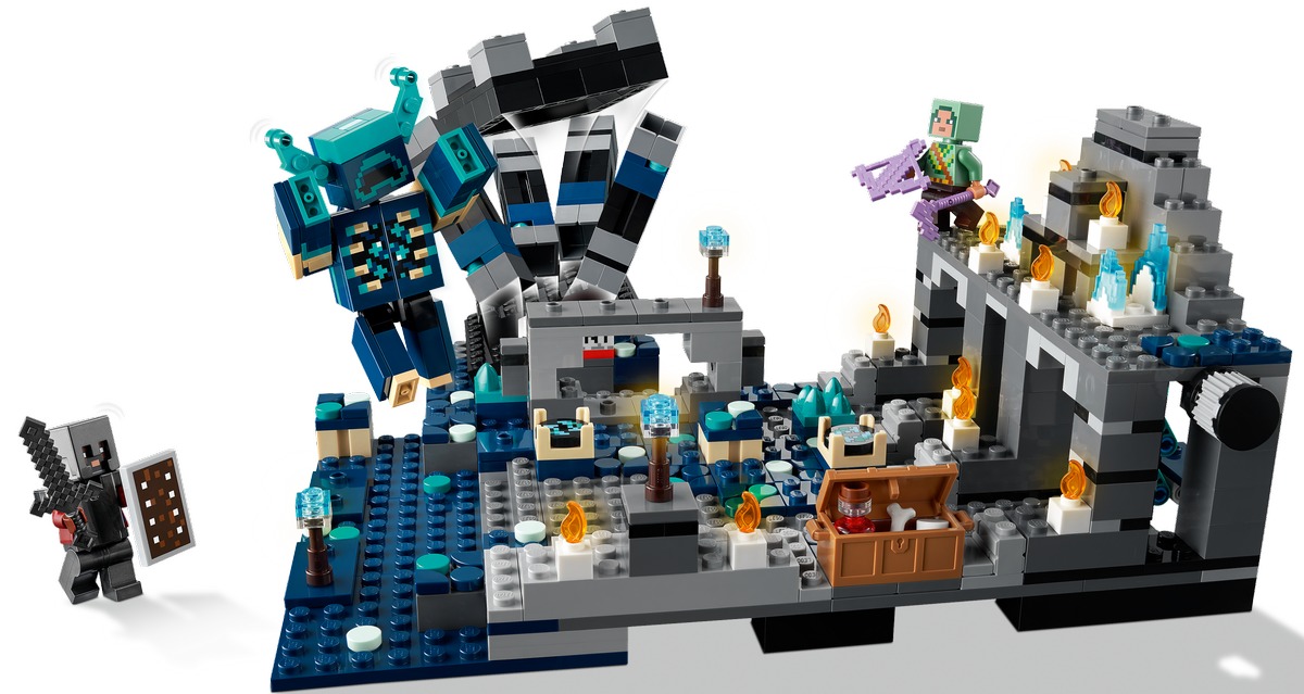 Битва в глубинной тьме Конструктор Minecraft совместим с LEGO 21246
