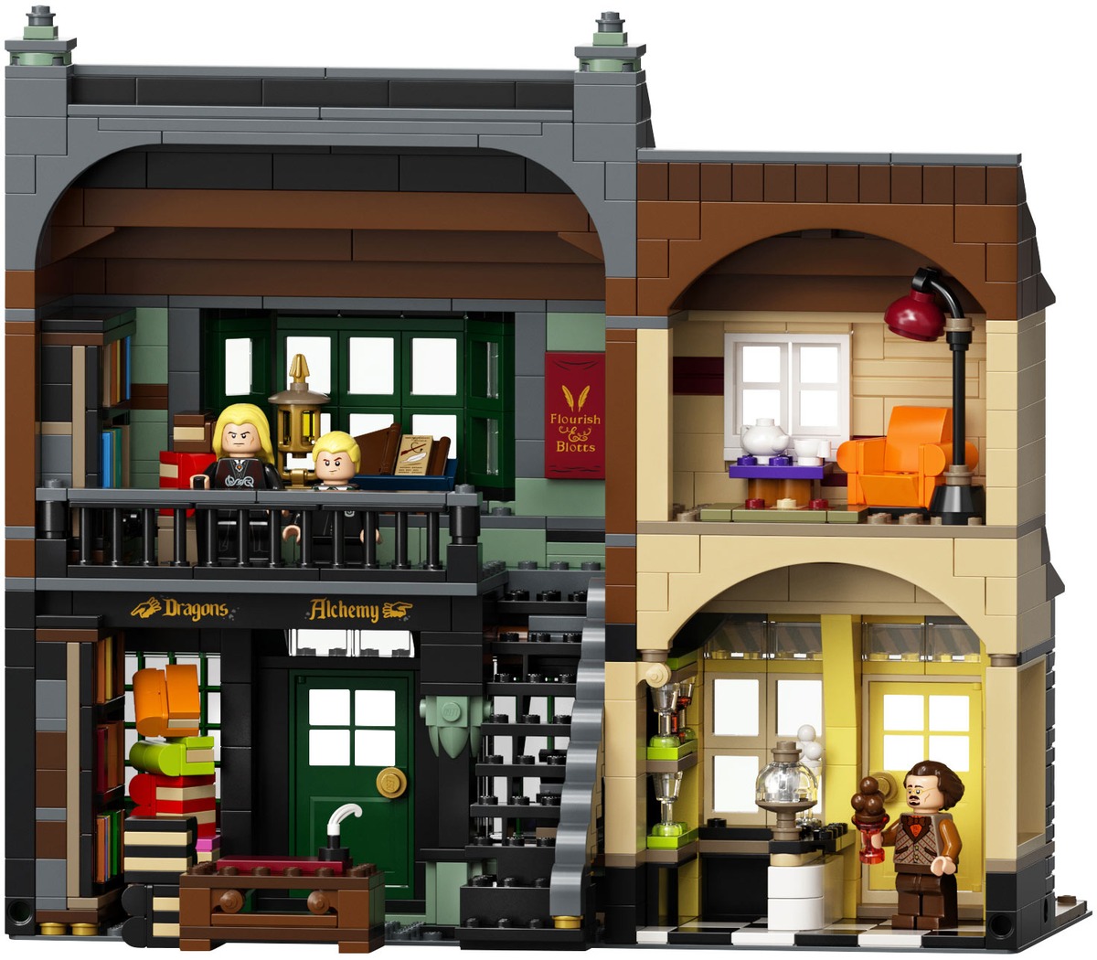 Косой переулок Harry Potter Конструктор совместим с LEGO 75978