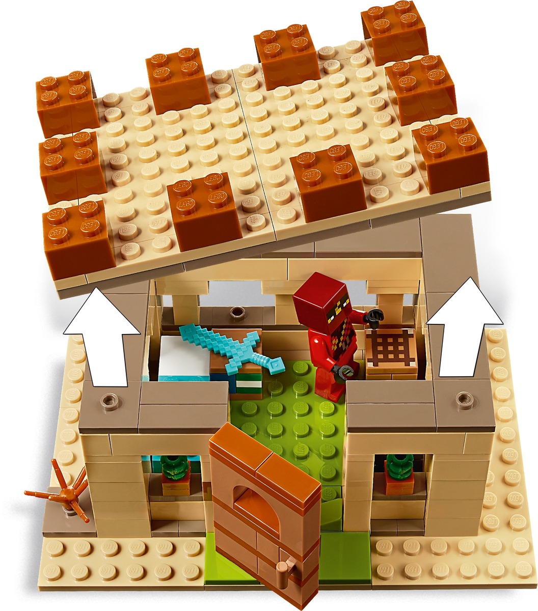 Патруль разбойников Minecraft Конструктор совместим с LEGO 21160