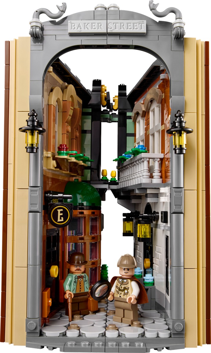 Шерлок Холмс: Книжный уголок Конструктор совместим с LEGO 10351
