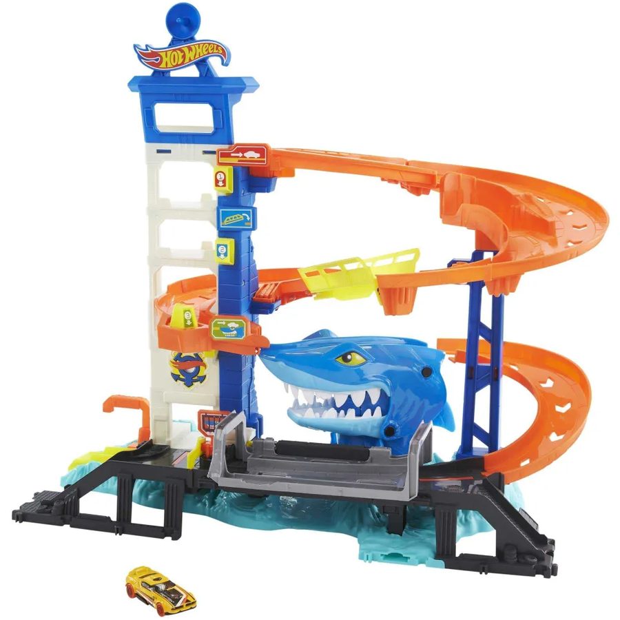 Побег от акулы Автотрек Hot Wheels HDP06