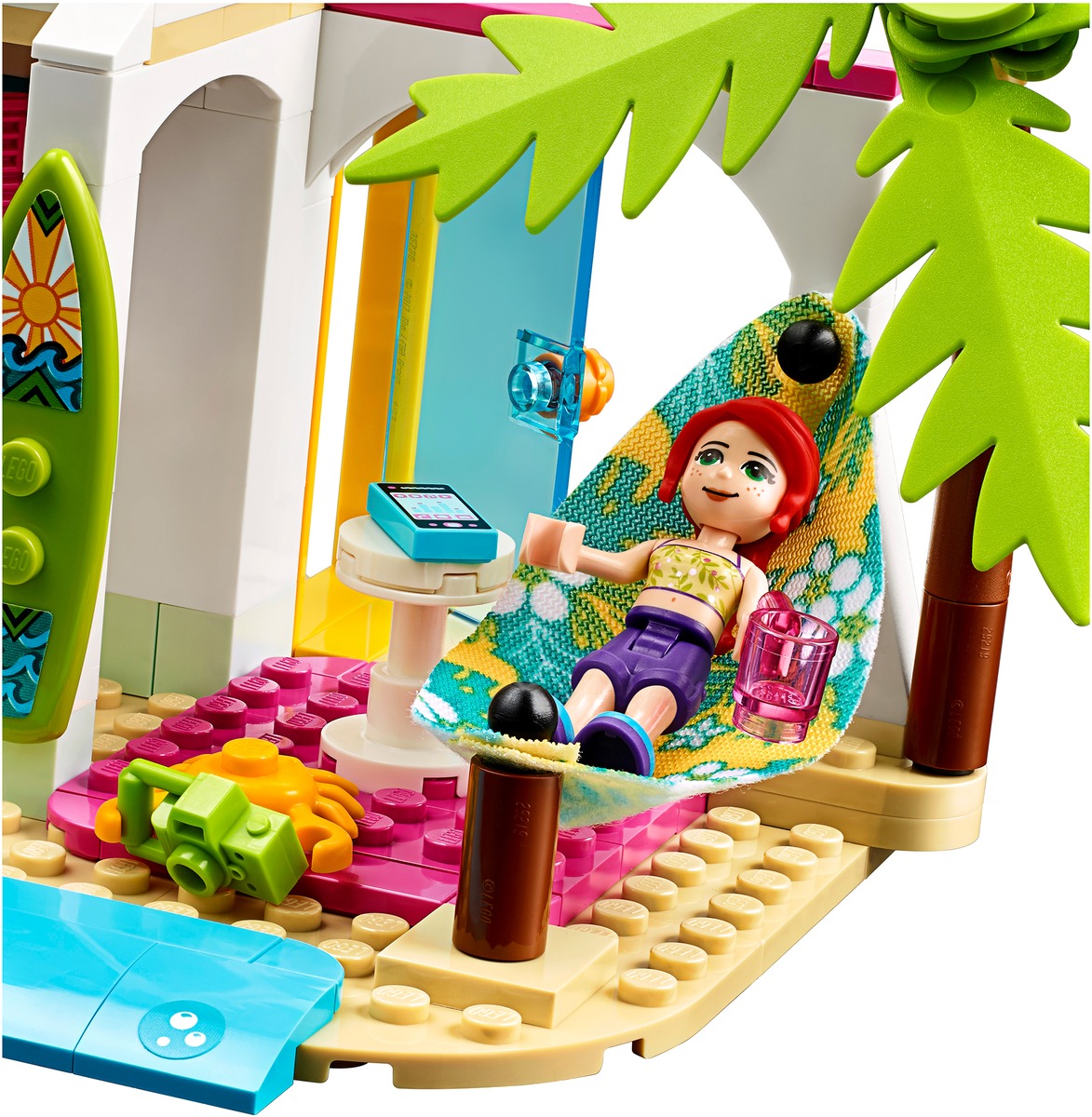 Конструктор Friends Пляжный домик совместим с LEGO 41428