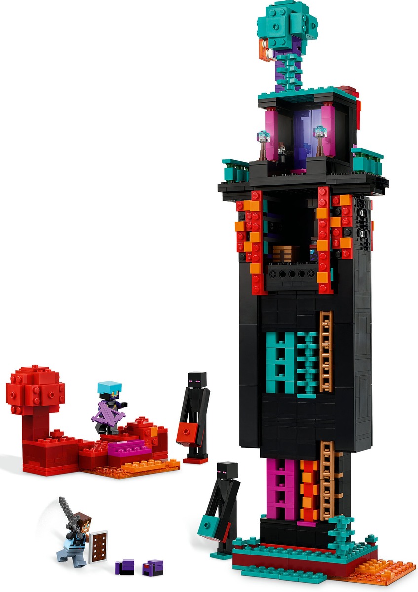 Башня Эндермана Minecraft Конструктор совместим с LEGO 21279