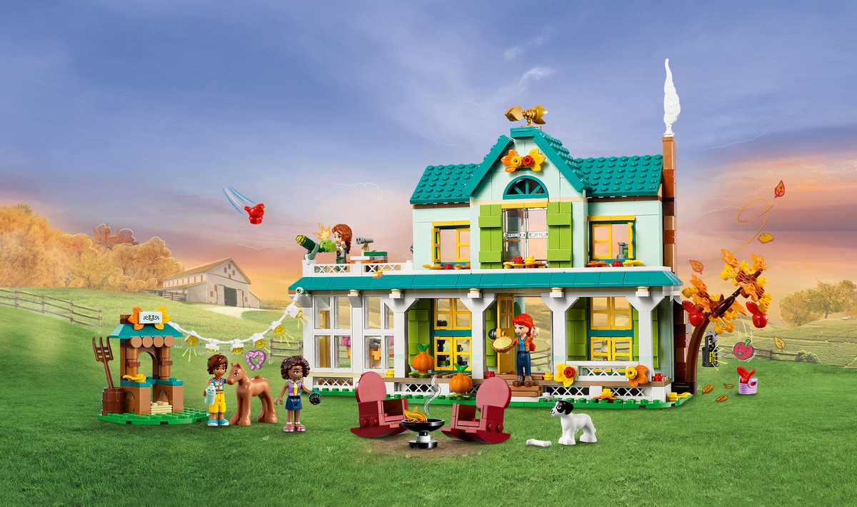 Дом Осени Friends Конструктор совместим с LEGO 41730