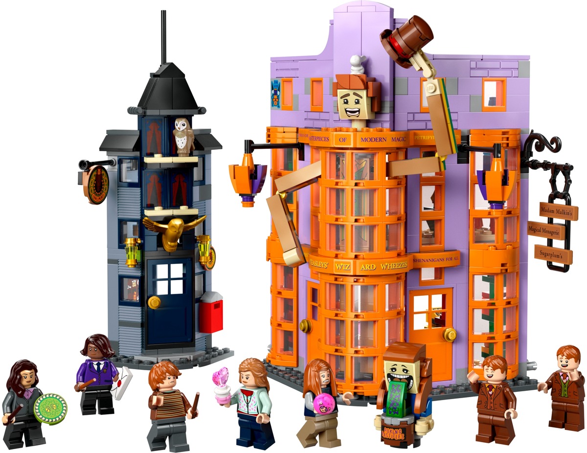 Косой переулок: Волшебные вредилки Уизли Harry Potter Конструктор совместим с LEGO 76422
